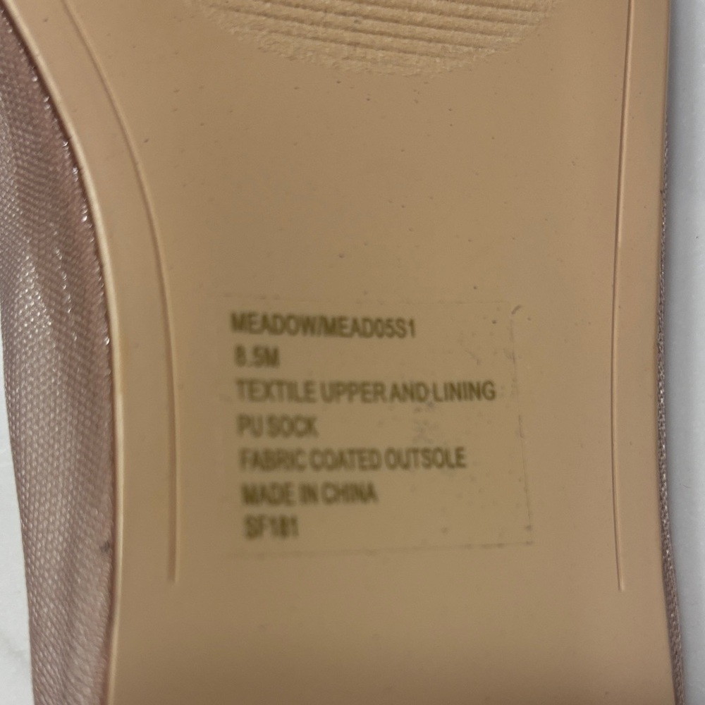 Steve Madden Nude Mesh Ballet Flats - Picture 8 of 8